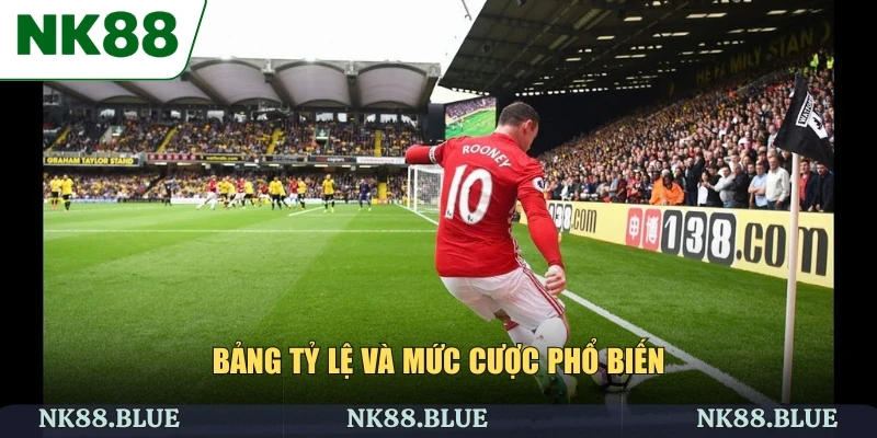 Bảng tỷ lệ và mức cược phổ biến