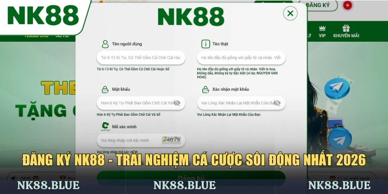 Đăng Ký NK88 - Trải Nghiệm Cá Cược Sôi Động Nhất 2026